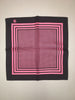 Black w/ Pink Pocket Square