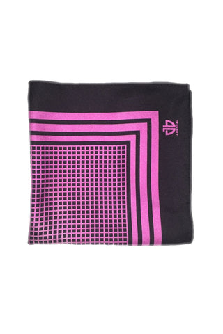 Black w/ Purple Pocket Square