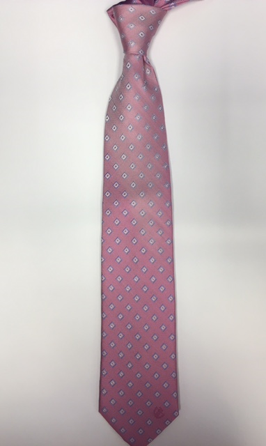 Pink Diamonds Tie