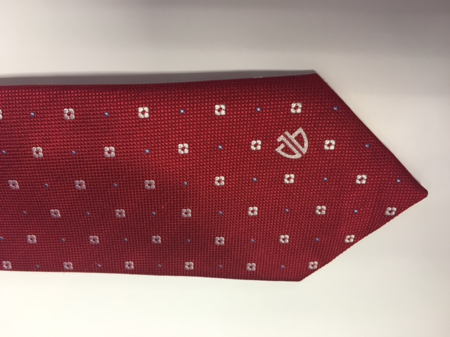 Red Squares Tie