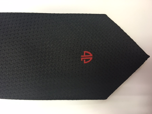 Black (Logo) Tie
