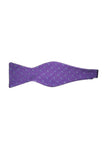 Purple w/ White Diamond Bowtie
