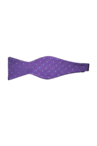 Purple w/ White Diamond Bowtie