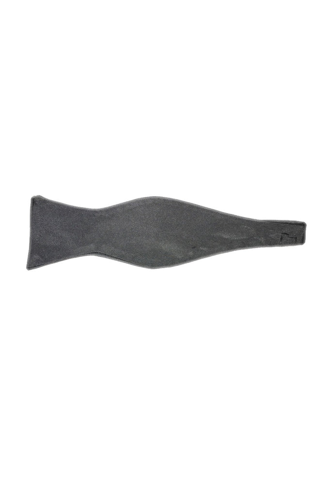 Grey Silk Bowtie