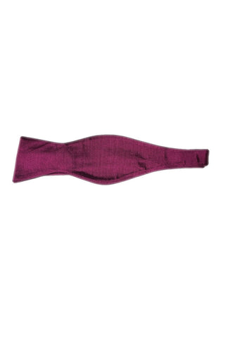 Velvet Purple Bowtie