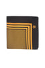 Black w/ Gold Pocket Square
