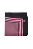 Black w/ Pink Pocket Square