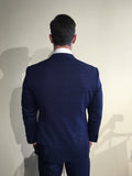 Navy with Blue/Brown Suit