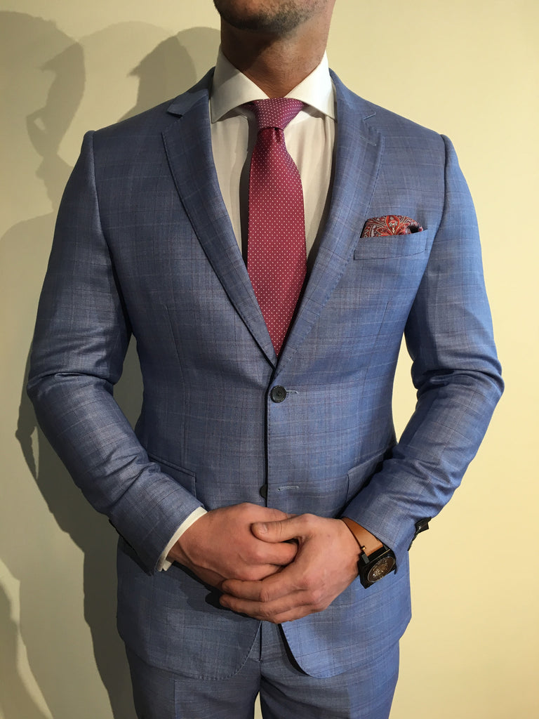 Stone Grey/Maroon WP Suit