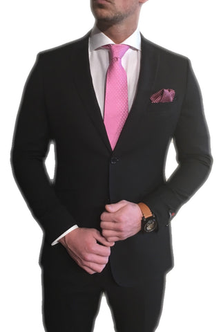 Classic Black Peak Suit