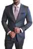 Grey/Blue Plad Suit