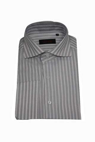 Grey/White Stripe Shirt