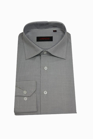 Grey Herringbone Shirt