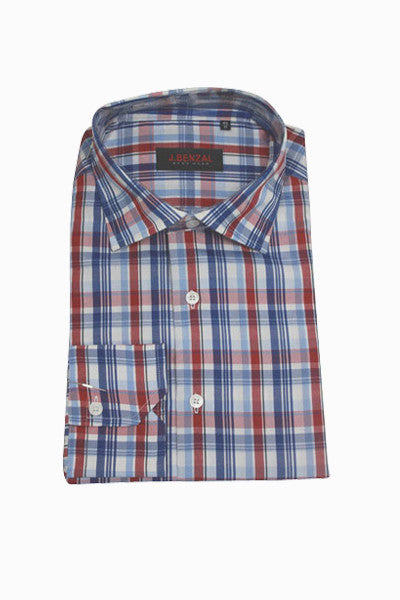 Red Blue Plaid Shirt