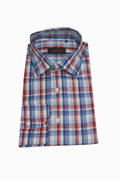Red Blue Plaid Shirt