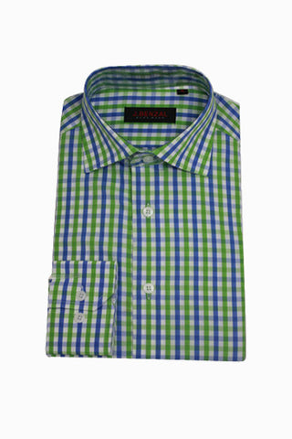 Green/Blue Check Shirt