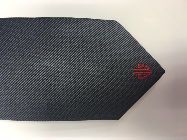 Grey (Logo) Tie