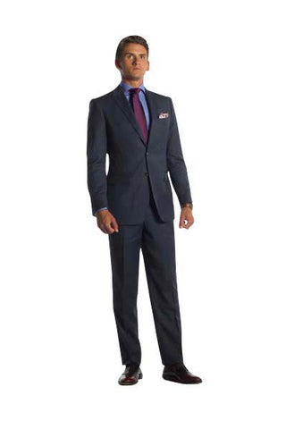 Navy/Black Stripe Suit