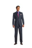 Navy/Black Stripe Suit