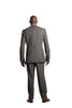 Silver Grey Black Suit