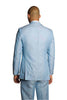 Blue Linen Suit